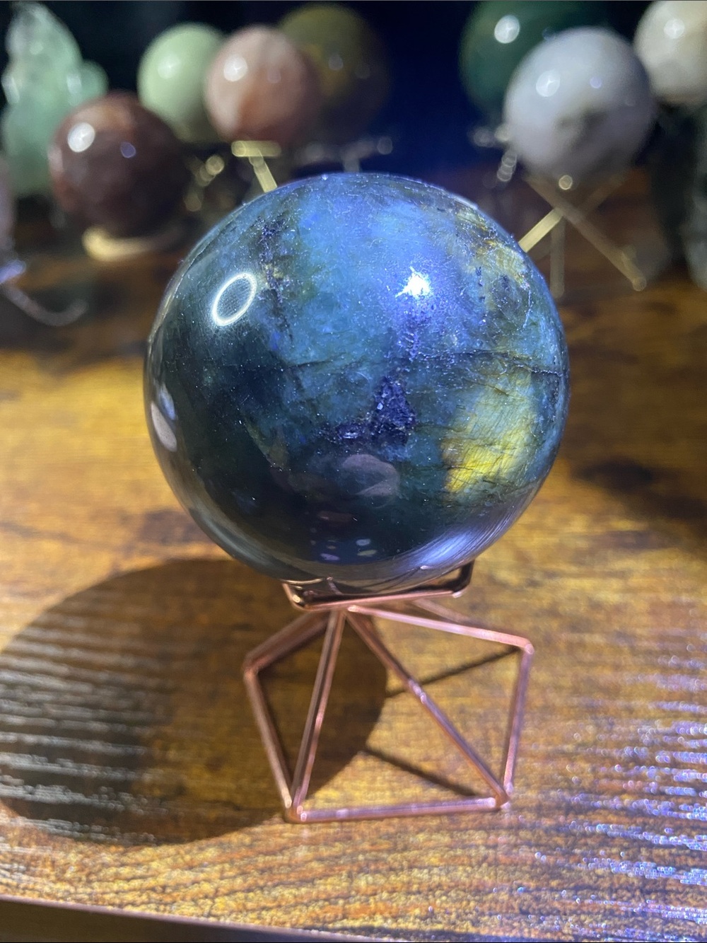 Labradorite Sphere - Picture 13 of 15